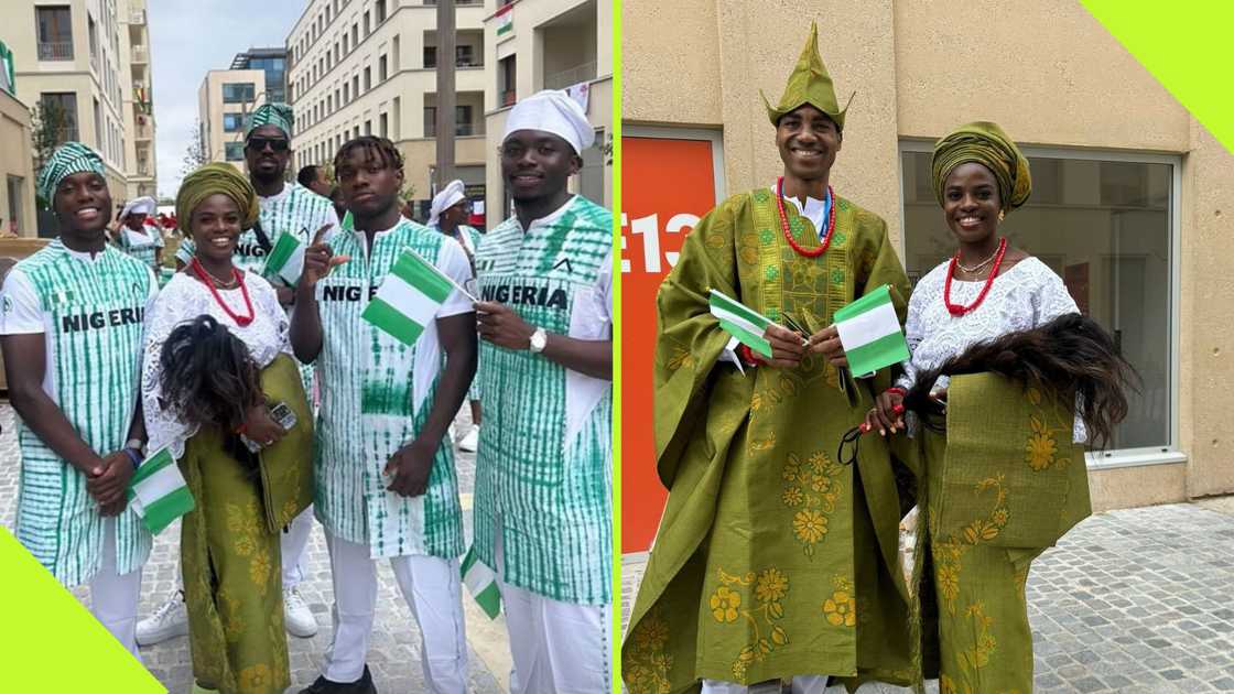 Tobi Amusan dresses in traditional Yoruba attire for Paris 2024 Olympics Opening Ceremony