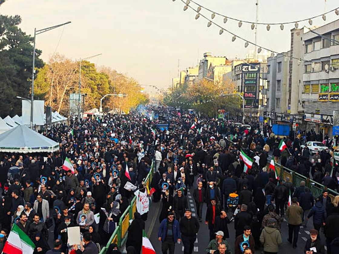 Masu zanga-zangar Iran Masu zanga-zangar Iran