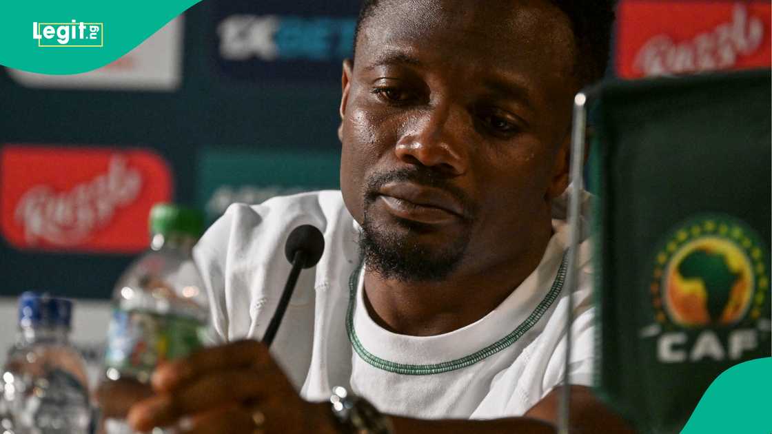 Ahmed Musa, Super Eagles, Nigeria, Palais de la Culture, Abidjan, Ivory Coast, AFCON 2023. Ahmed Musa, Super Eagles, Nigeria, Palais de la Culture, Abidjan, Ivory Coast, AFCON 2023.