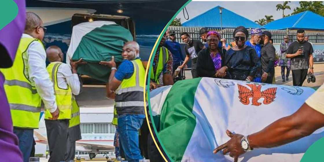 The remains of the former governor were reported to have reached Nigeria from Germany around 3:39 p.m. on Friday, January 5, 2024. The remains of the former governor were reported to have reached Nigeria from Germany around 3:39 p.m. on Friday, January 5, 2024.