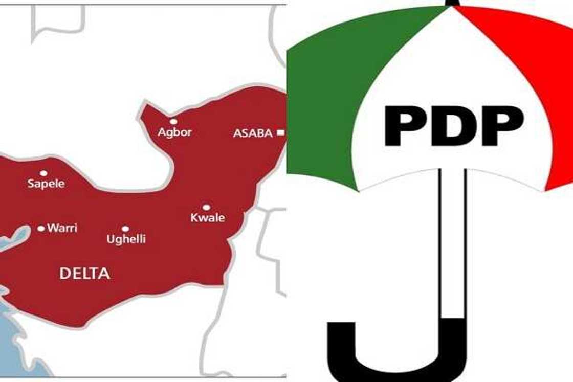 Takarar gwamnan jihar Delta a inuwar PDP. Takarar gwamnan jihar Delta a inuwar PDP.
