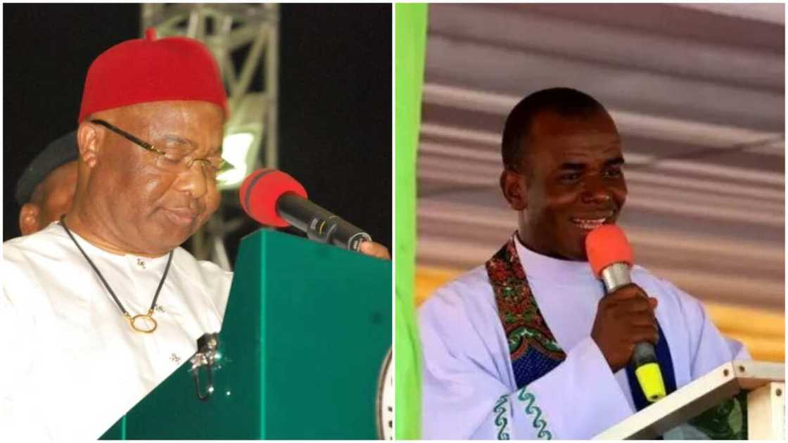 Father Mbaka Speaks on Imo Crisis, Says Gov Uzodinma Is Making Expensive Mistakes