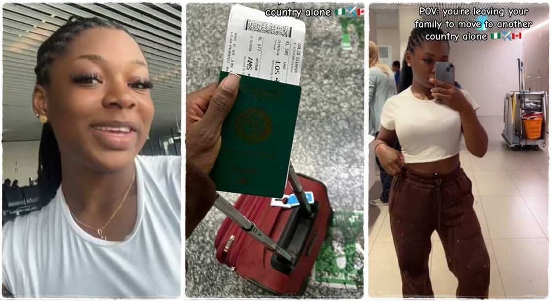 Photos of Chineye Udezo, a Nigerian lady who got a Canadian visa. Photos of Chineye Udezo, a Nigerian lady who got a Canadian visa.