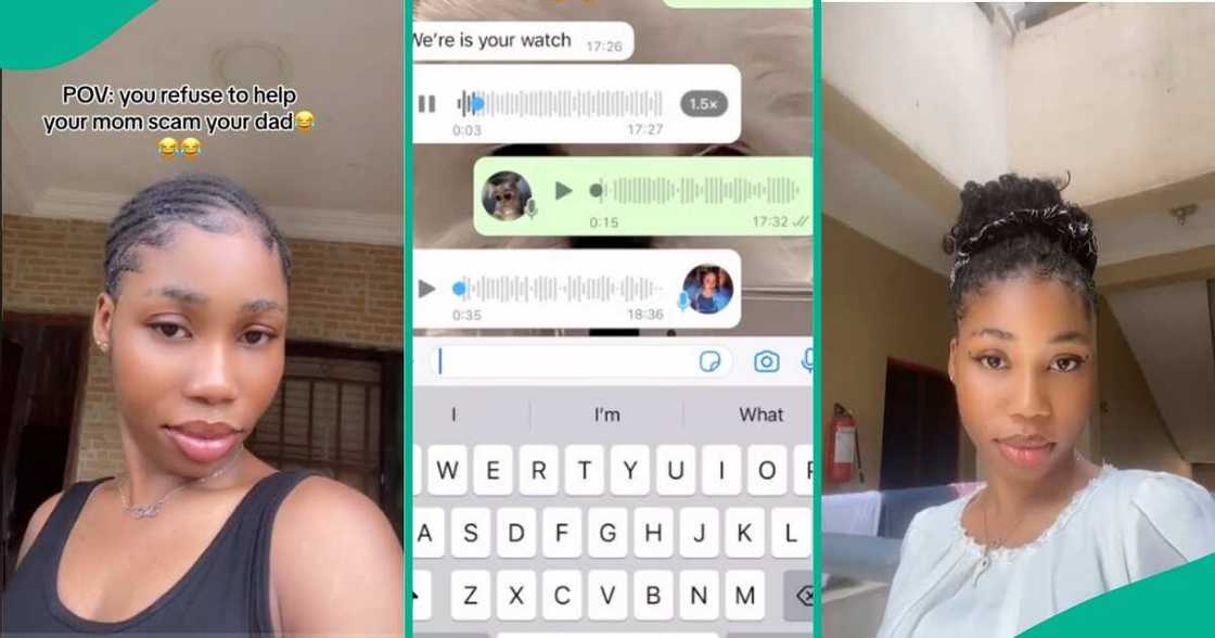 Nigerian lady leaks chat from mother who wanted to scam her father Nigerian lady leaks chat from mother who wanted to scam her father
