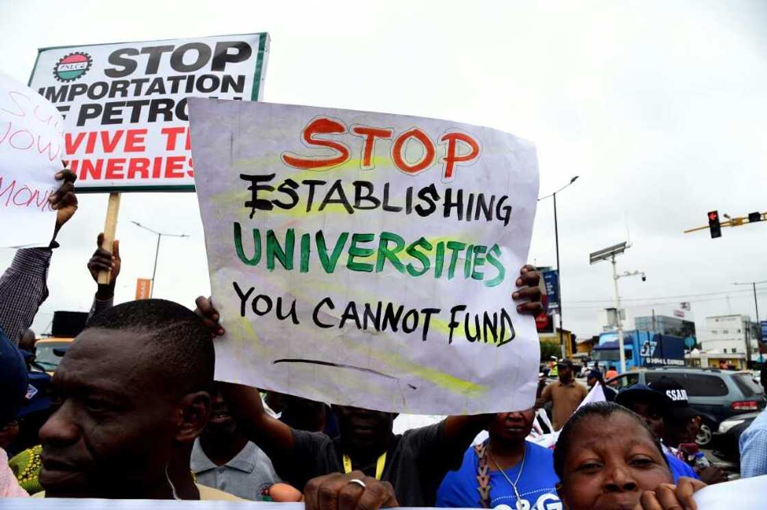 The Nigerian Labour Congress and other affiliated unions have backed the teachers strike The Nigerian Labour Congress and other affiliated unions have backed the teachers strike