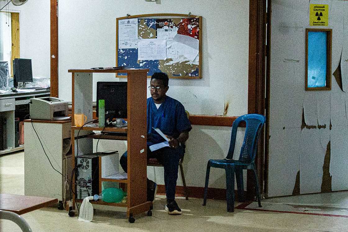 An X-ray technician at the radiology department