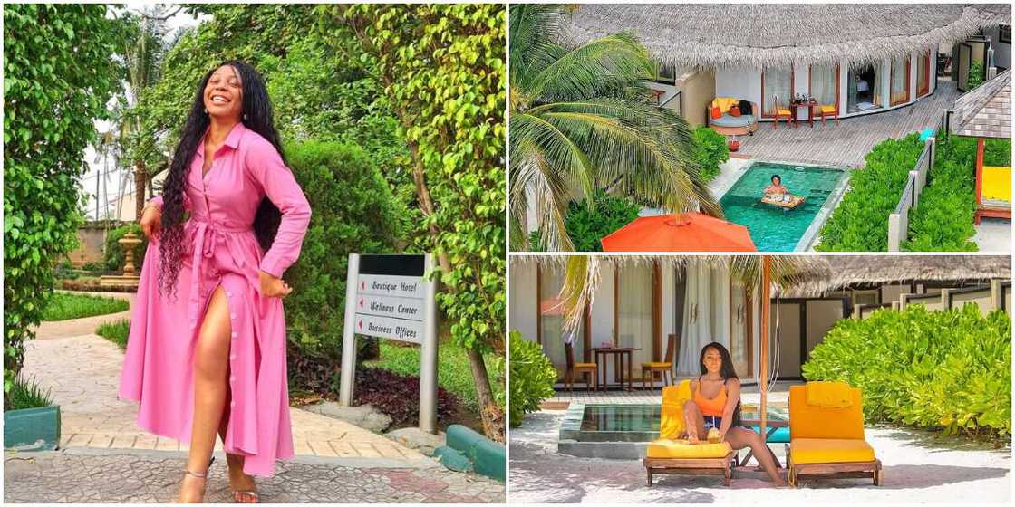 Inside the Luxury Beach House that BBNaija's Ifu Ennada Stayed During her Trip to the Maldives Inside the Luxury Beach House that BBNaija's Ifu Ennada Stayed During her Trip to the Maldives
