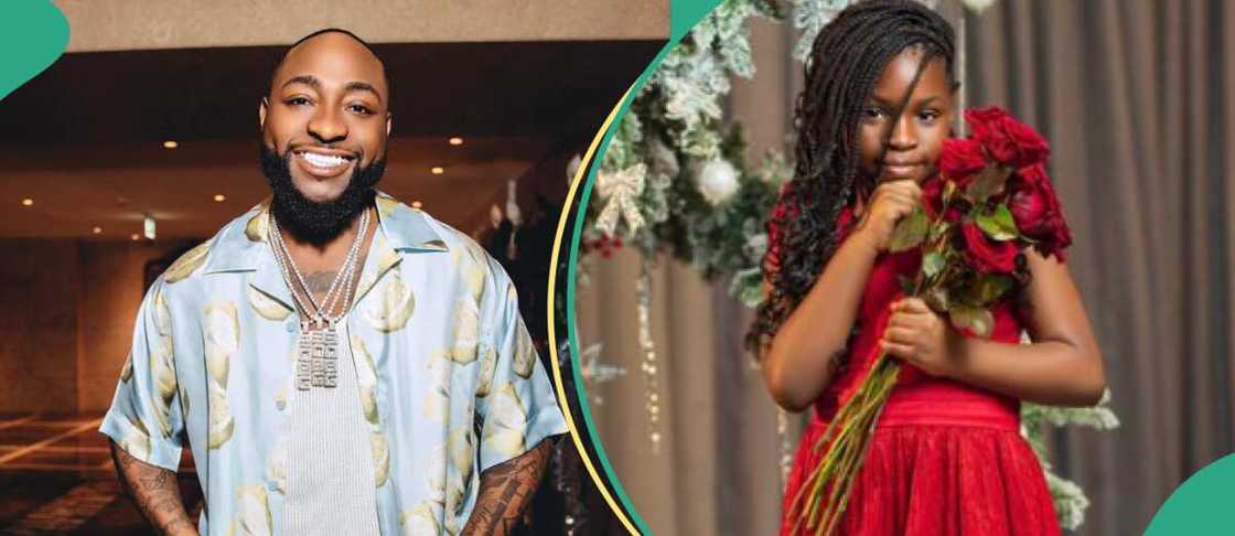 Davido celebrates Imade's 9th birthday.