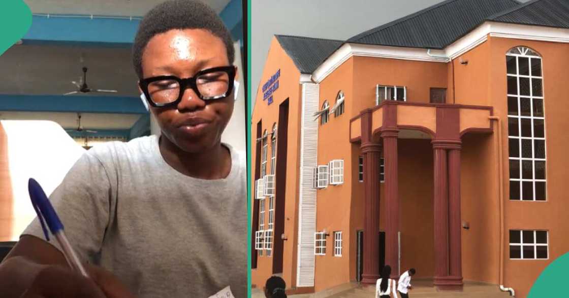 Lady who is a student at Adeleke University. Lady who is a student at Adeleke University.