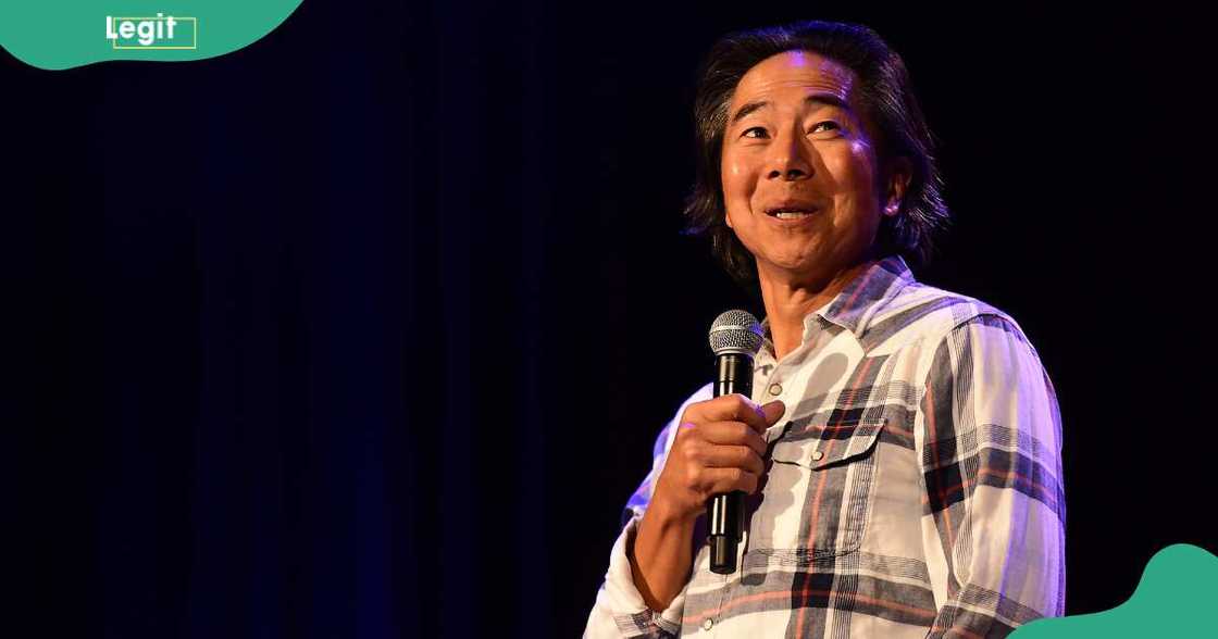 Henry Cho tells jokes at the at Ryman Auditorium