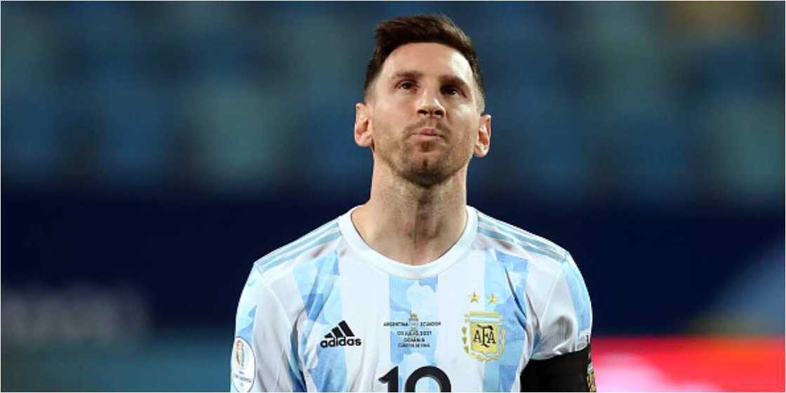 Lionel Messi is one goal shy of equaling another Pele's old-standing record