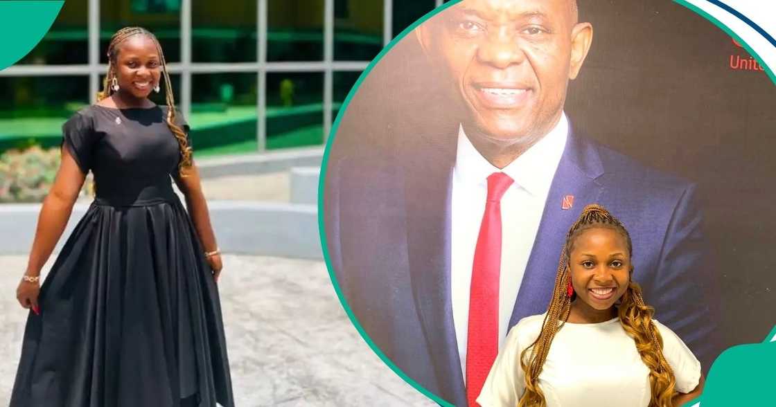 Deborah Moses, UBA, Graduate trainee gushes about moment with Tony Elumelu