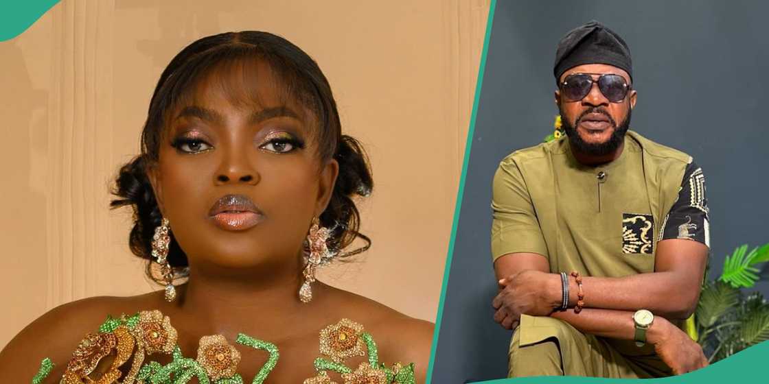 Odunlade Adekola shares good news about Funke Akindele.