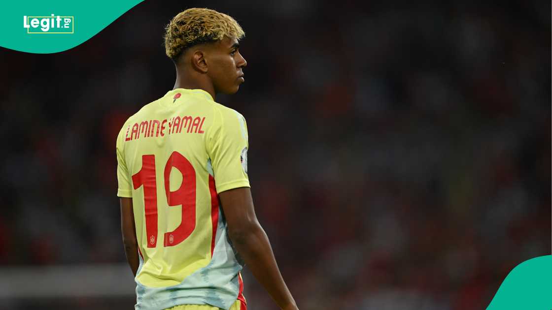 Lamine Yamal, Spain, Portugal, Allianz Arena, Munich, Germany, UEFA Nations League Lamine Yamal, Spain, Portugal, Allianz Arena, Munich, Germany, UEFA Nations League