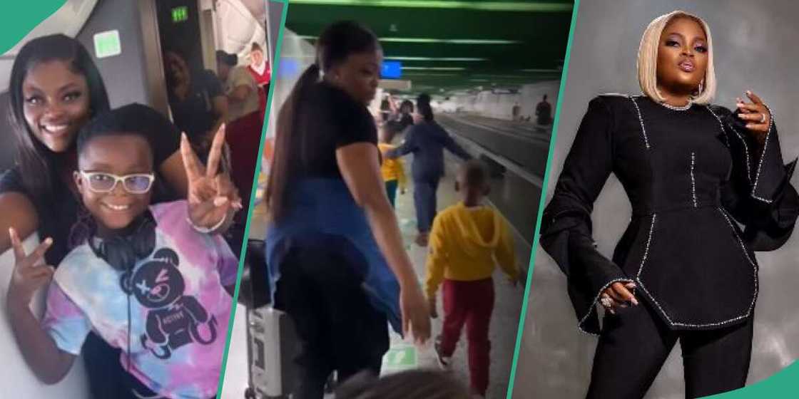 Actress Funke Akindele and her family Actress Funke Akindele and her family