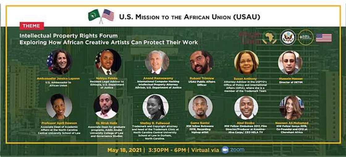 US Mission to the African Union Organises Webinar on Intellectual Property Rights