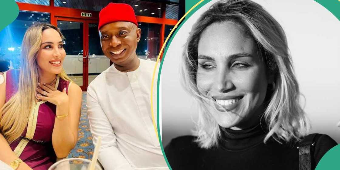 Ned Nwoko and his Moroccan wife