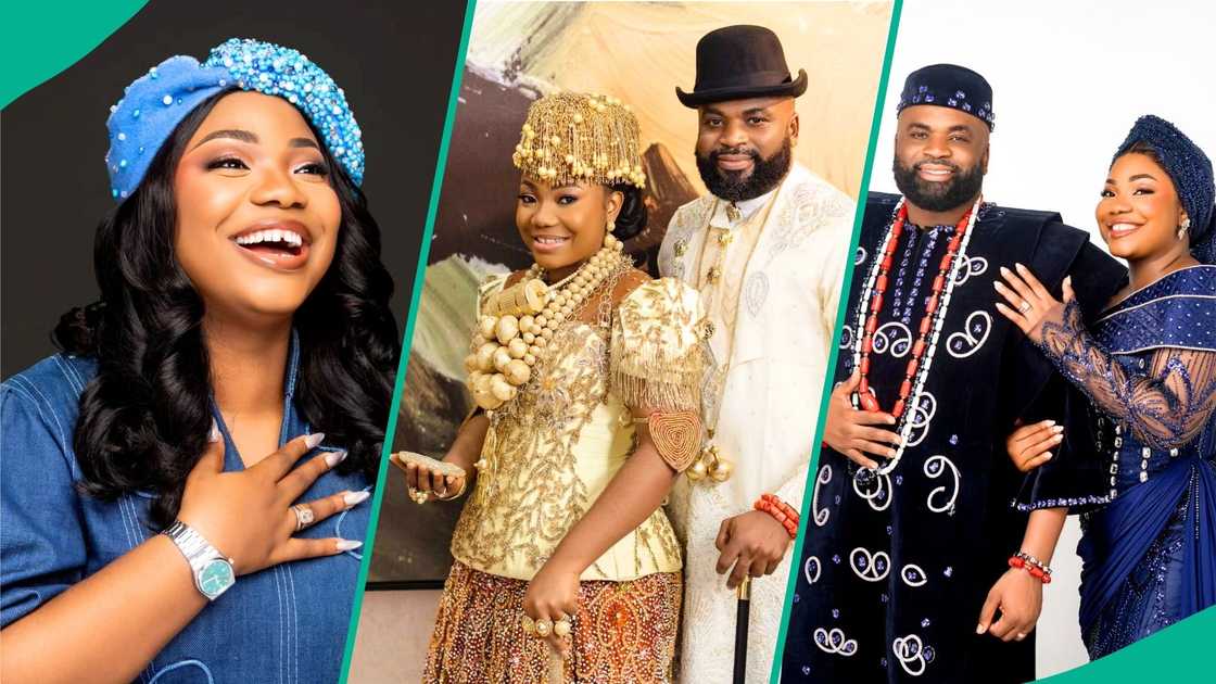 Mercy Chinwo celebrates her fourth wedding anniversary with her husband in a social media post
