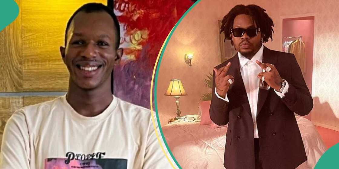 Daniel Regha praises Olamide over impact. Daniel Regha praises Olamide over impact.