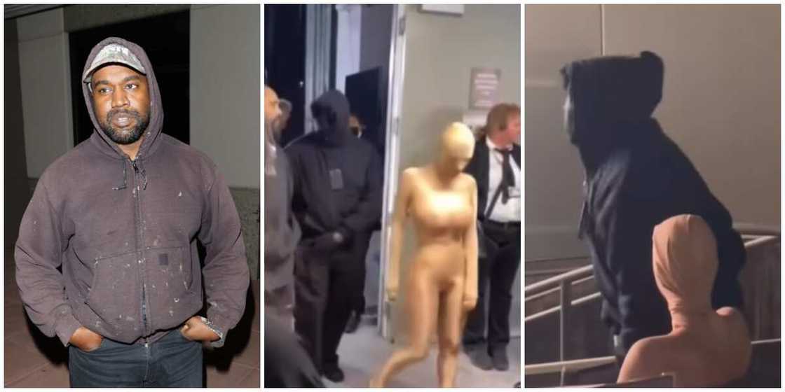 Kanye West and wife Kanye West and wife