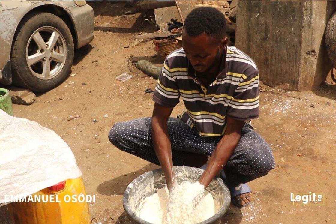 Puff-puff seller shares his life journey