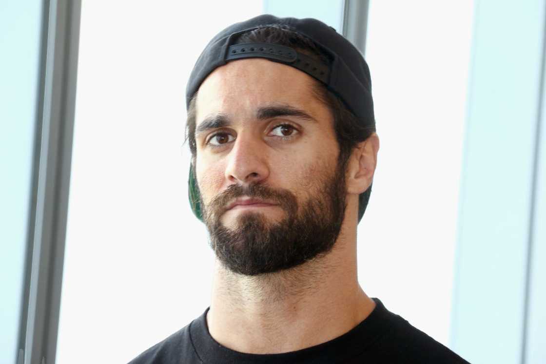 WWE Superstar Seth Rollins poses at One World Observatory