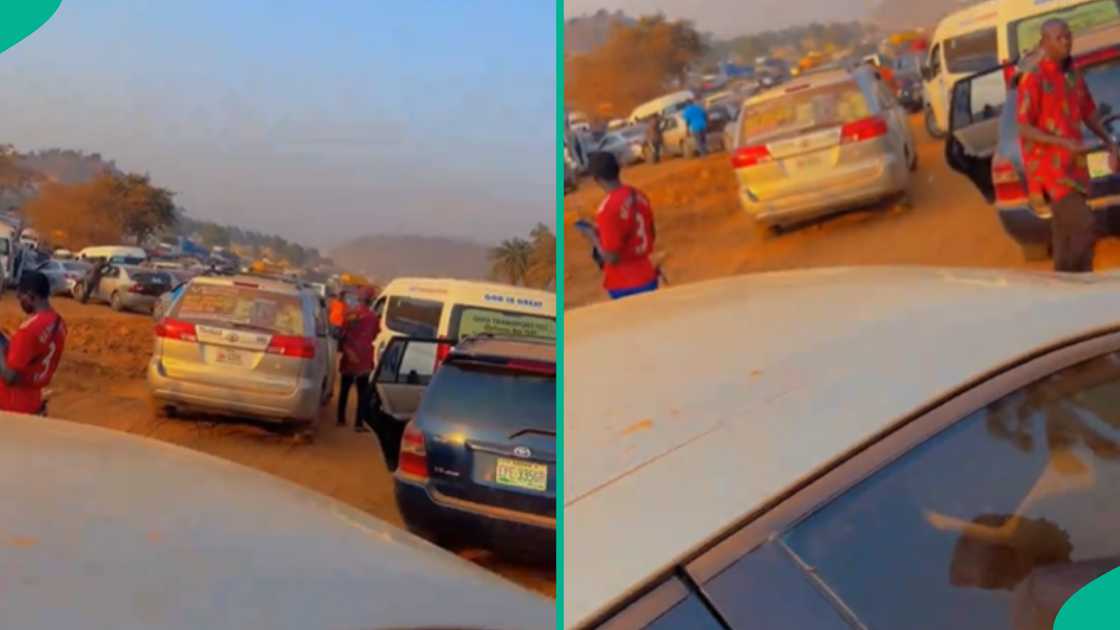 A lady shares experience at Lokoja road traffic.