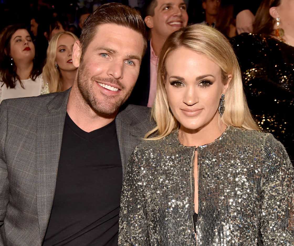 Mike Fisher and Carrie Underwood at Bridgestone Arena Mike Fisher and Carrie Underwood at Bridgestone Arena