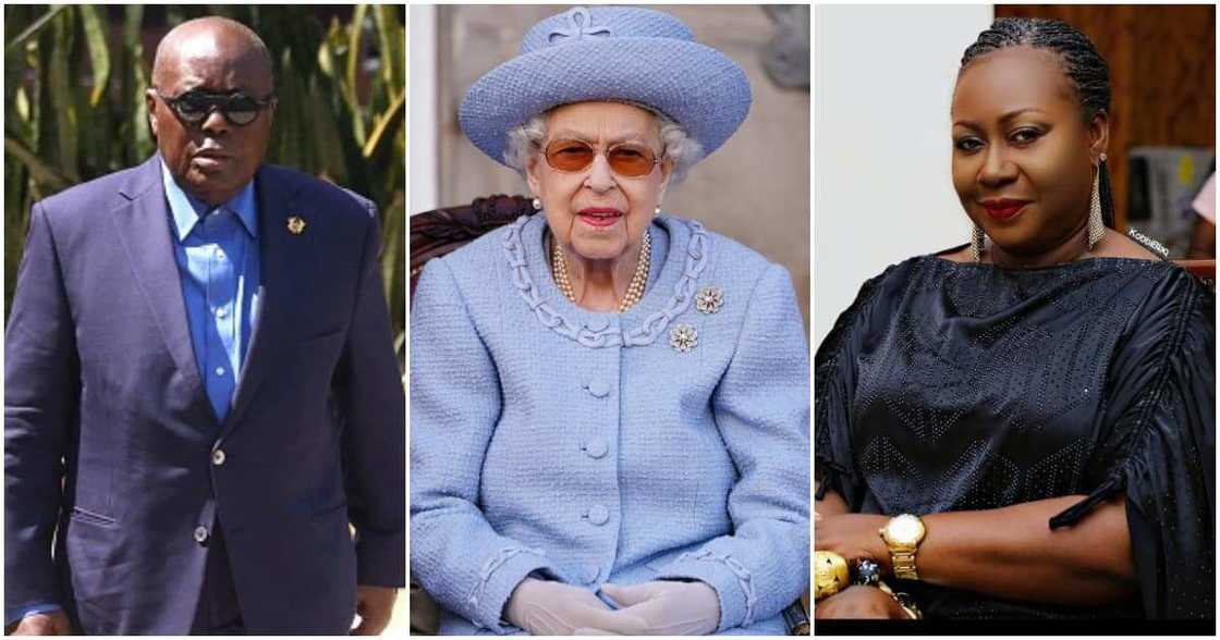 Ghanaians mourn the late Queen Elizabeth II.