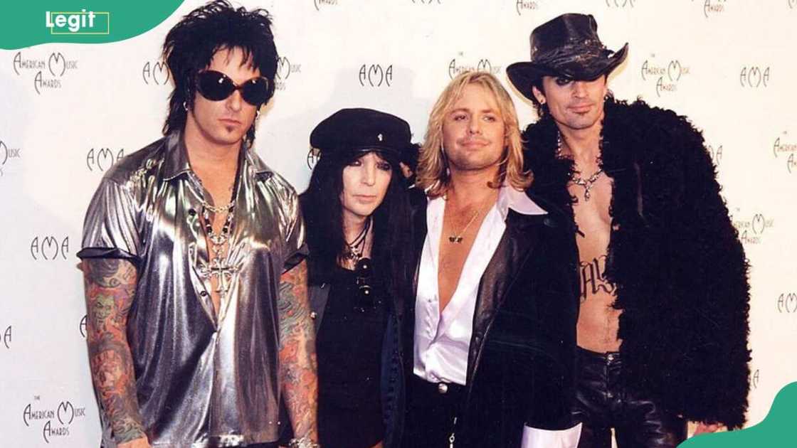 Nikki Sixx, Mick Mars, Vince Neil and Tommy Lee