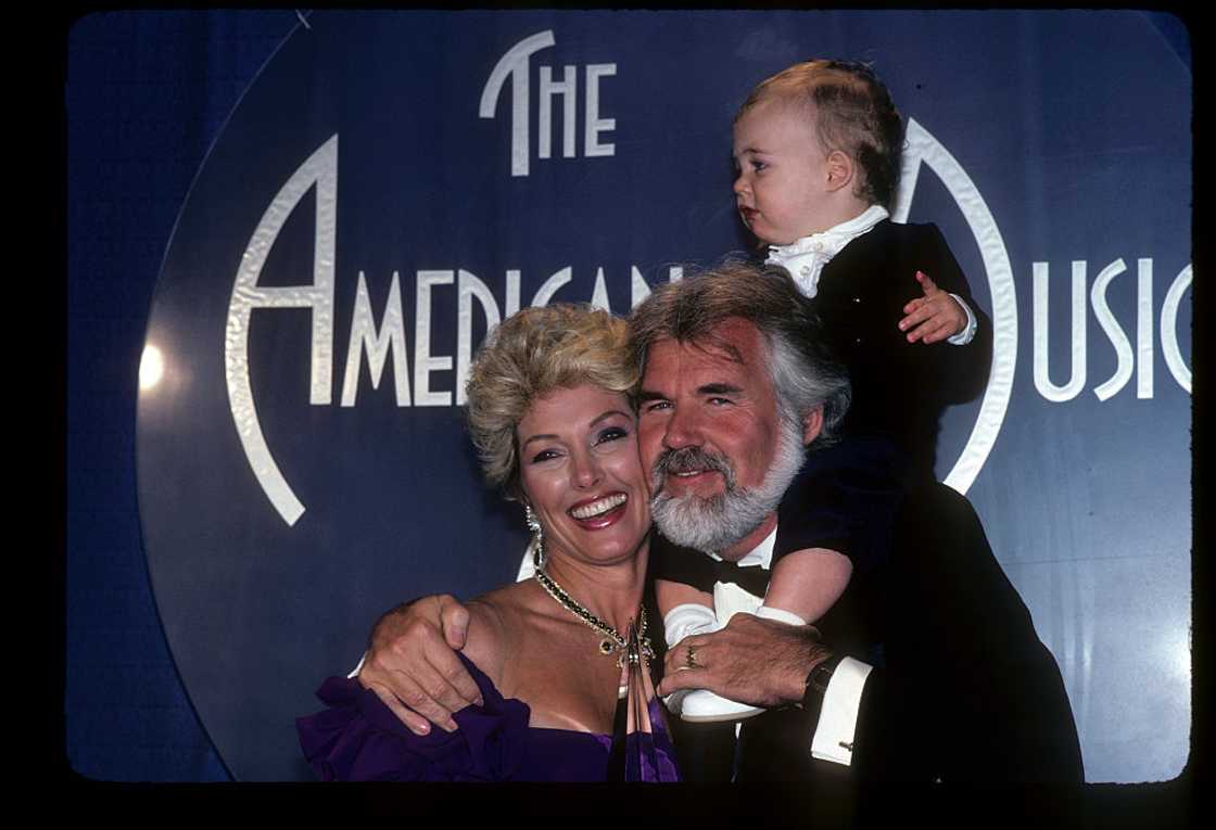 Kenny Rogers with his wife Marianne Gordon and their son Christopher Rogers. Kenny Rogers with his wife Marianne Gordon and their son Christopher Rogers.