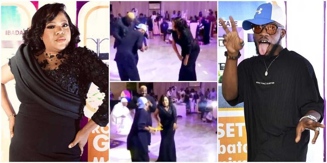 Toyin Abraham, Nkechi Blessing Sunday show off on dance floor. Toyin Abraham, Nkechi Blessing Sunday show off on dance floor.