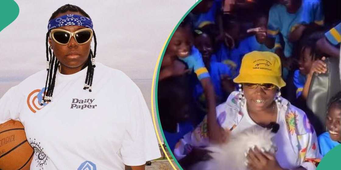 Teni takes Dream Catchers Academy kids out. Teni takes Dream Catchers Academy kids out.