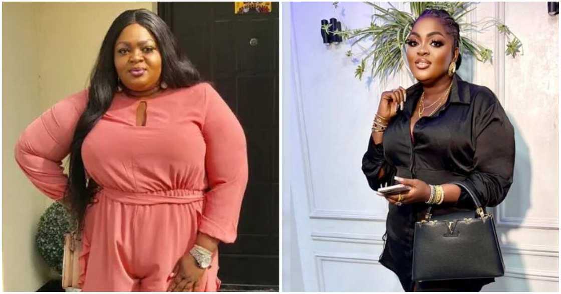 Eniola Badmus when she was fat, Eniola Badmus sheds some weight Eniola Badmus when she was fat, Eniola Badmus sheds some weight