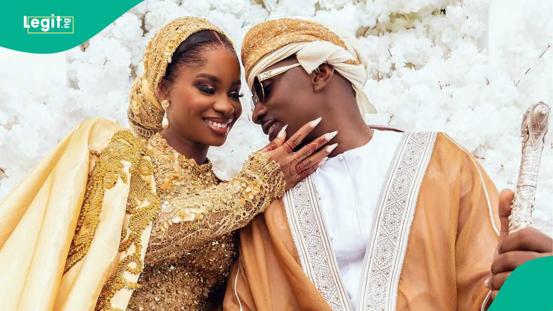 Juma Jux and Priscilla Ojo's wedding photo