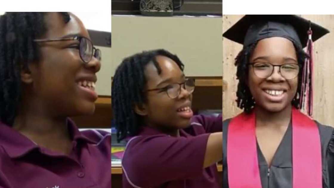 Smart girl gradautes at the age of 14 Smart girl gradautes at the age of 14