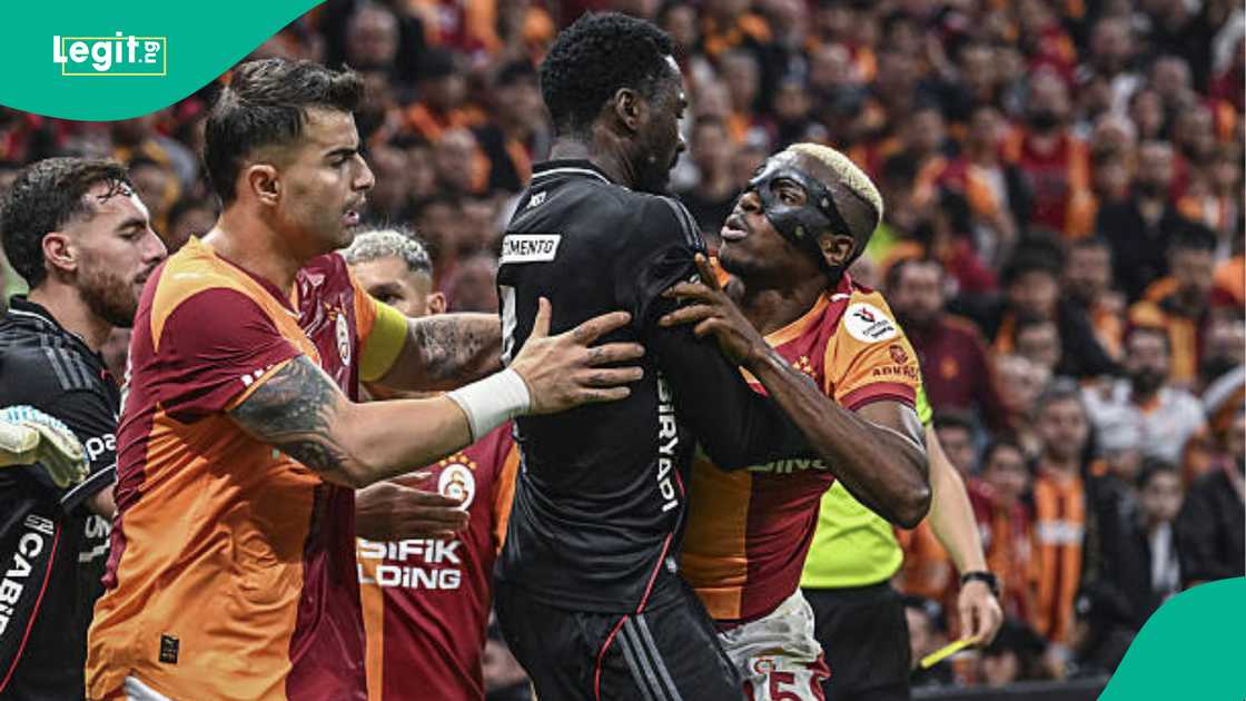 Victor Osimhen, Galatasaray, Besiktas, fight, Turkey Victor Osimhen, Galatasaray, Besiktas, fight, Turkey