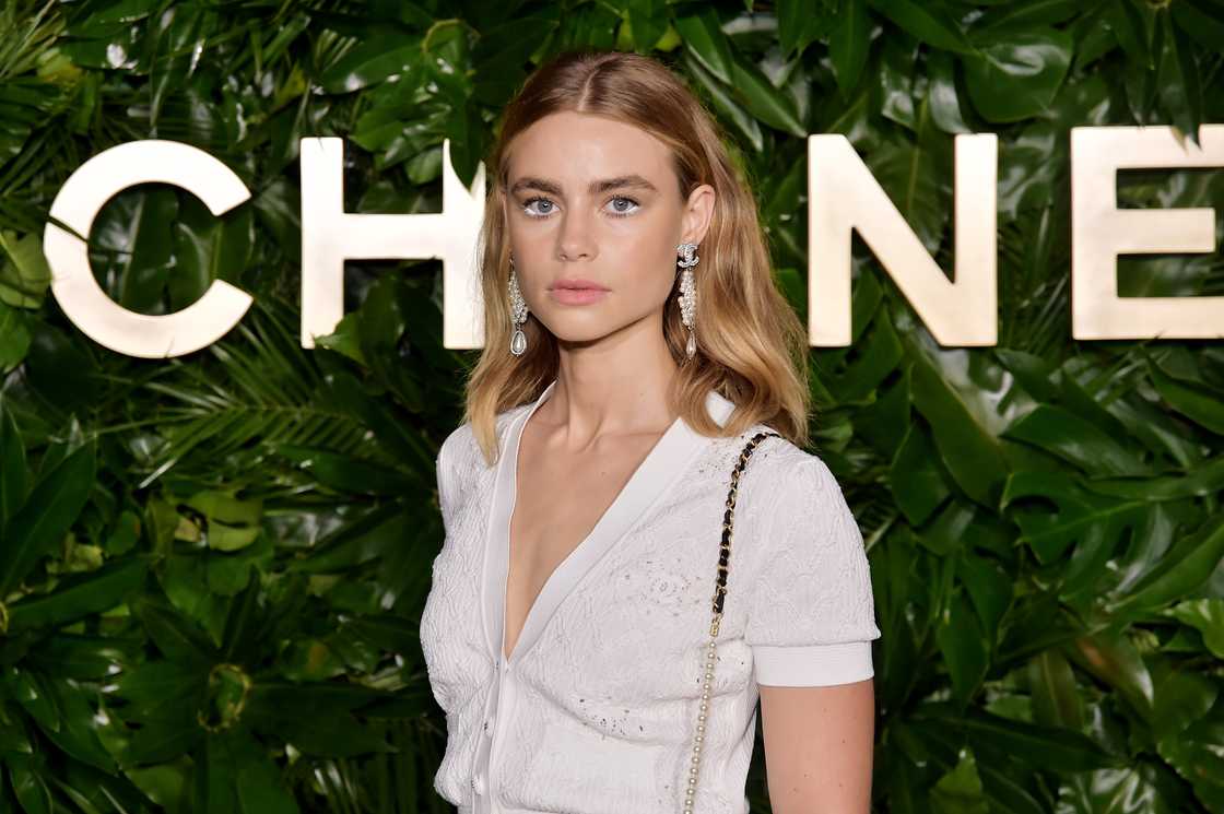 Lucy Fry attends Chanel Dinner Celebrating Gabrielle Chanel Essence With Margot Robbie in Los Angeles, California