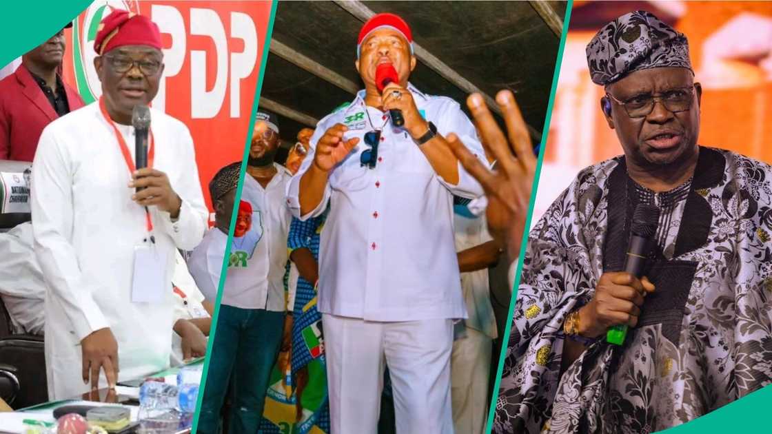 Ayodele Fayose has commented on the controversy between the APC governors and FCT Minister Nyesom Wike. Ayodele Fayose has commented on the controversy between the APC governors and FCT Minister Nyesom Wike.