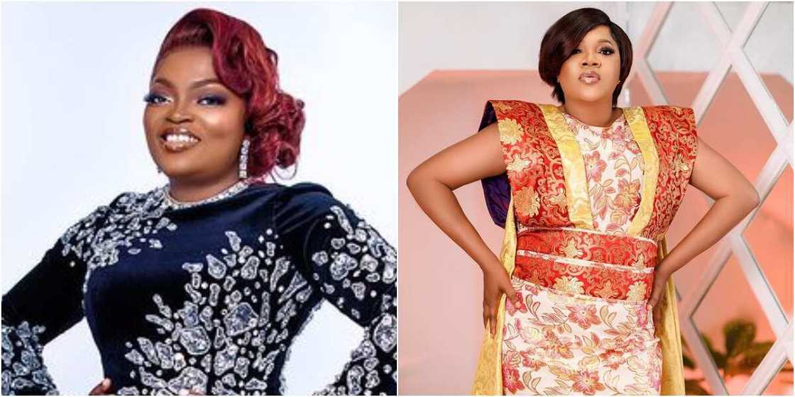 Toyin Abraham and Funke Akindele Toyin Abraham and Funke Akindele