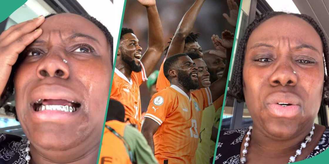 Singer Teni Makanaki burst into tears after Super Eagles lost AFCON final Singer Teni Makanaki burst into tears after Super Eagles lost AFCON final