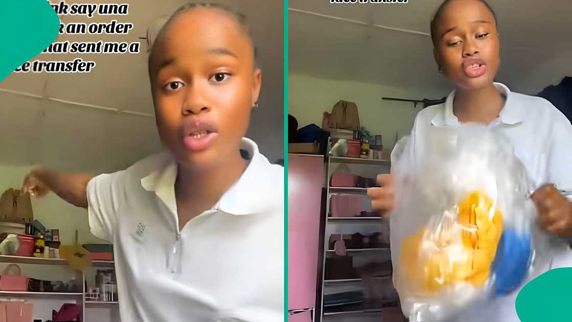 Skincare vendor calls out lady for ₦35k fake transfer, video sparks social media buzz