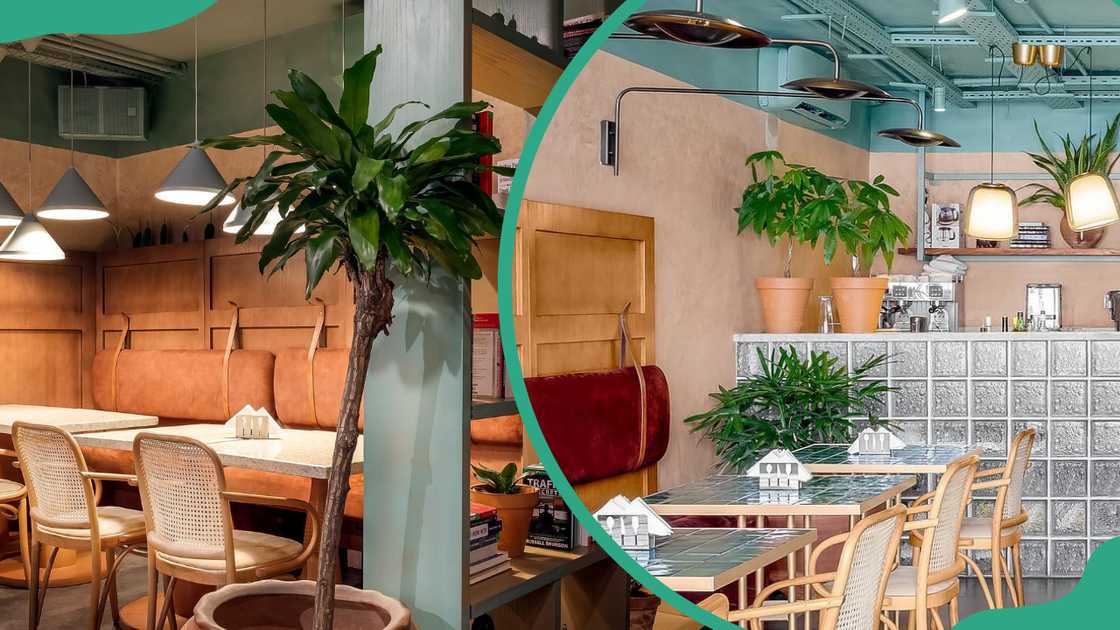 Interior overview of See Lagos restaurant. Interior overview of See Lagos restaurant.