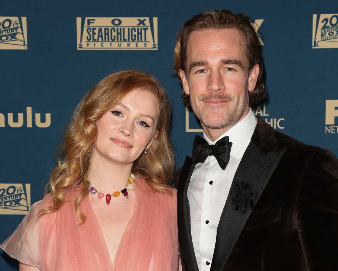 Kimberly Brook and her husband, James Van Der Beek, attend an entertainment event in Beverly Hills Kimberly Brook and her husband, James Van Der Beek, attend an entertainment event in Beverly Hills