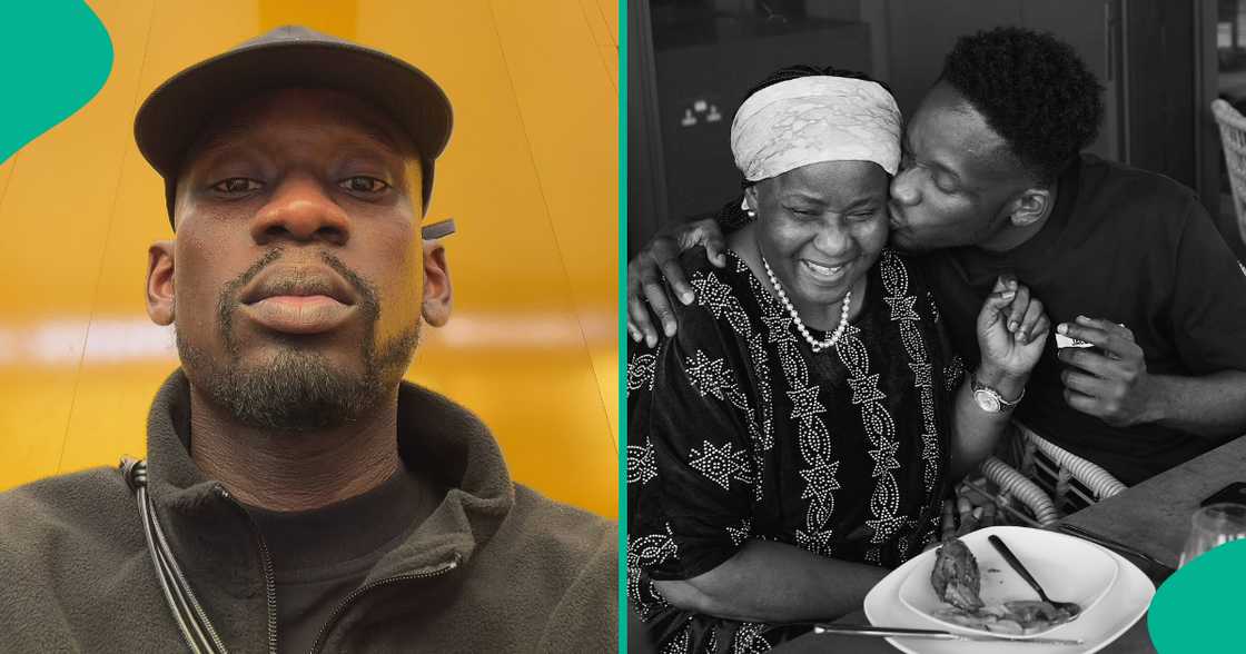 Mr Eazi loses his mother, morns online. Mr Eazi loses his mother, morns online.