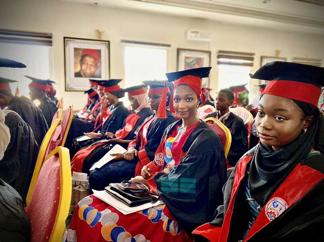Student attend a graduation ceremony at Mewar International University Student attend a graduation ceremony at Mewar International University