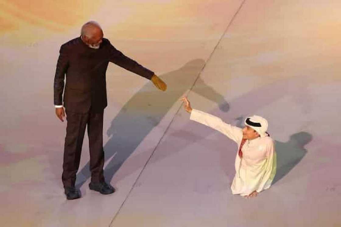 Ghanim Al Muftah da Morgan Freeman