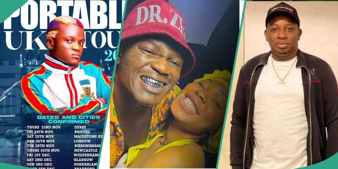 Portable's UK tour, Portable and wife, UK promoter for Portable's show Portable's UK tour, Portable and wife, UK promoter for Portable's show