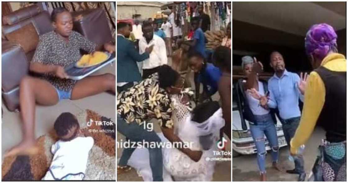 Funny videos, viral videos, Nigerian videos, mum and kid, bride dumped on wedding day, lady confronts hubby and side chick Funny videos, viral videos, Nigerian videos, mum and kid, bride dumped on wedding day, lady confronts hubby and side chick