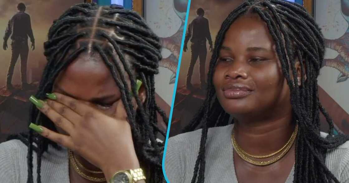 Pamela Watara cries over losing her 2-month-old son. Pamela Watara cries over losing her 2-month-old son.